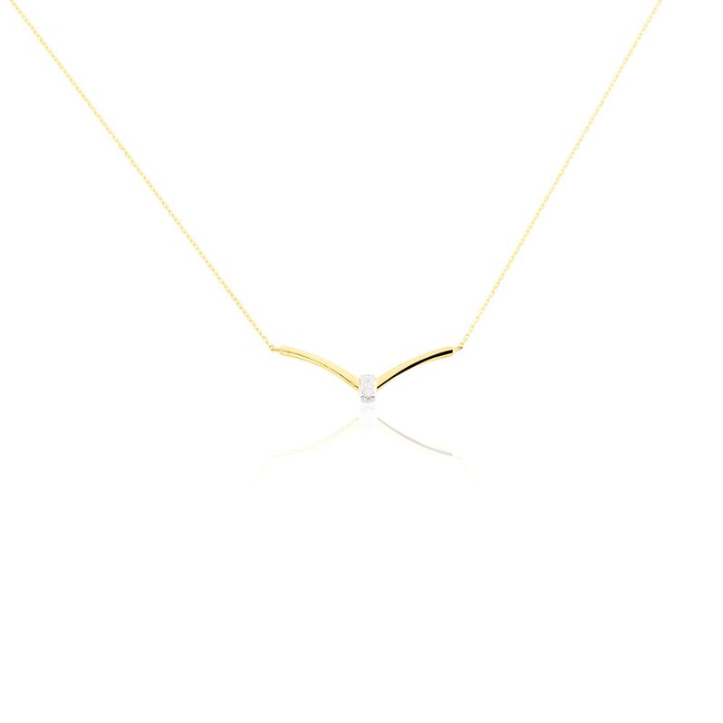 Collier Rosmerta Or Jaune Diamant - Spannringe Damen | OROVIVO