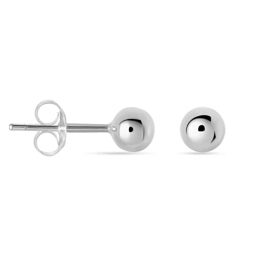 JOLIN KUGEL Damen Ohrstecker Silber 925 Ball B 5 mm