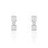 GRANADA Damen Ohrstecker Wei&szlig;gold 375 (9 Karat) Diamant Wei&szlig; 0,04 ct Viereck
