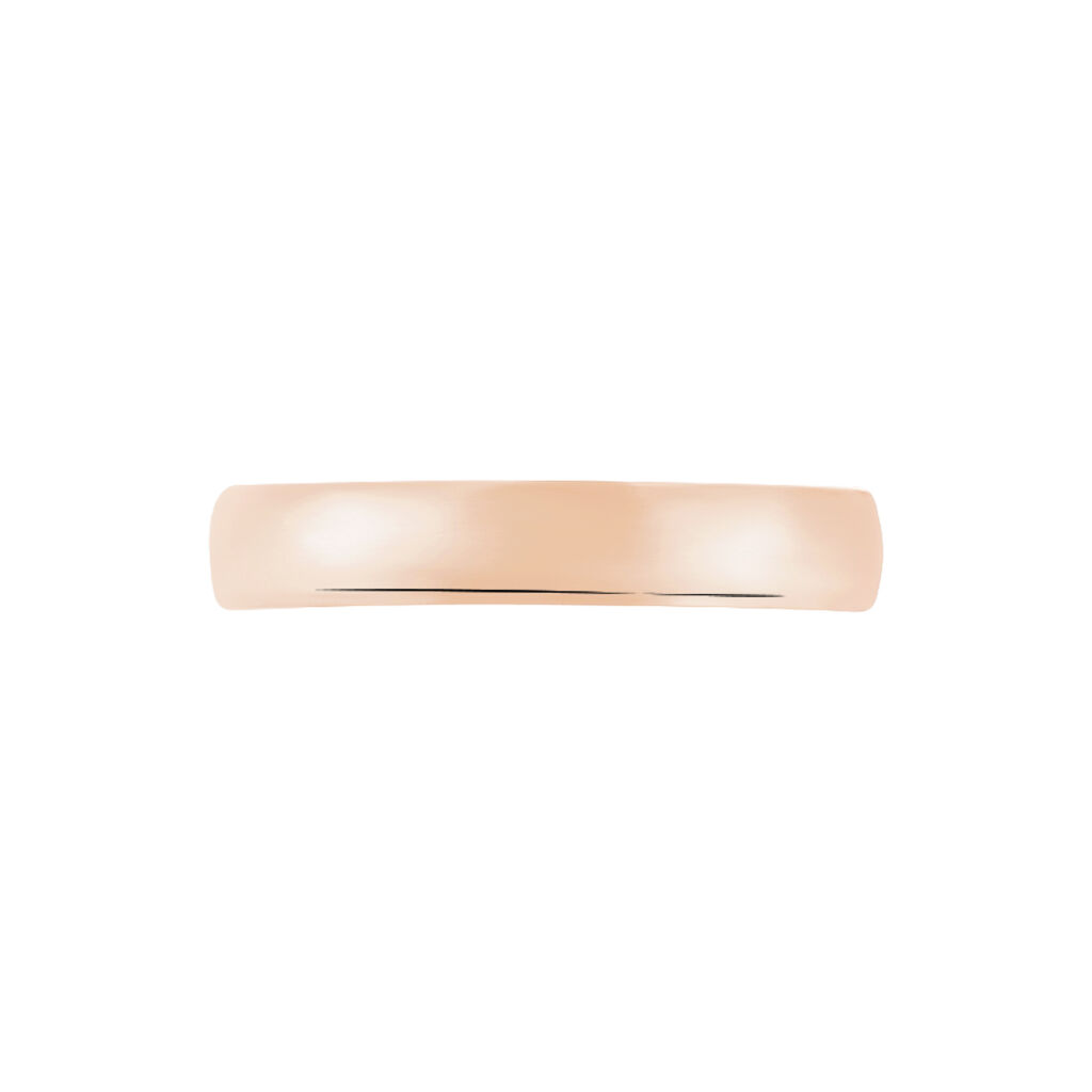 Alliance Meredithe Demi Jonc Classique Or Rose - Spannringe Familie | OROVIVO