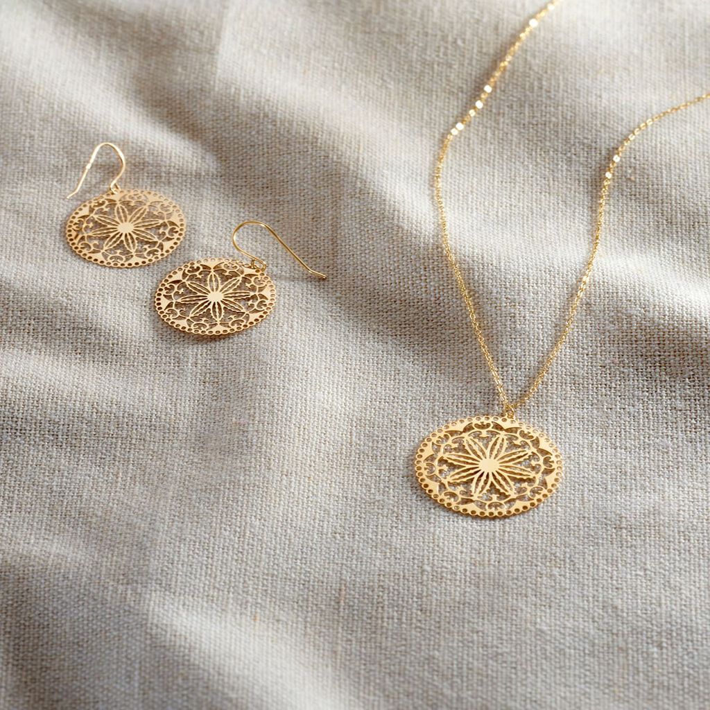 Damen Halskette Gold 375 Arabeske Marguerita - Halsketten Damen | OROVIVO