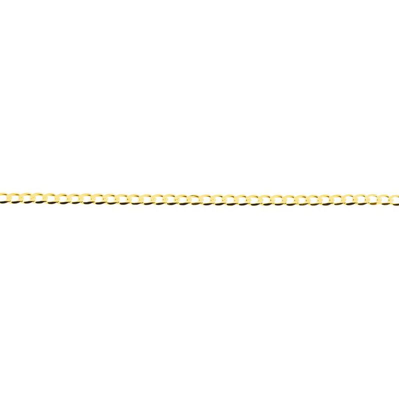 Unisex Panzerkette Facettiert Gold 375  - Halsketten Unisex | OROVIVO