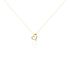 Herz Hanne Damen Collier Gold 375 (9 Karat) Diamant Wei&szlig; 0,04 ct Herz