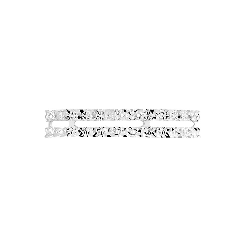 Alliance Hermanne Or Blanc - Spannringe Unisex | OROVIVO