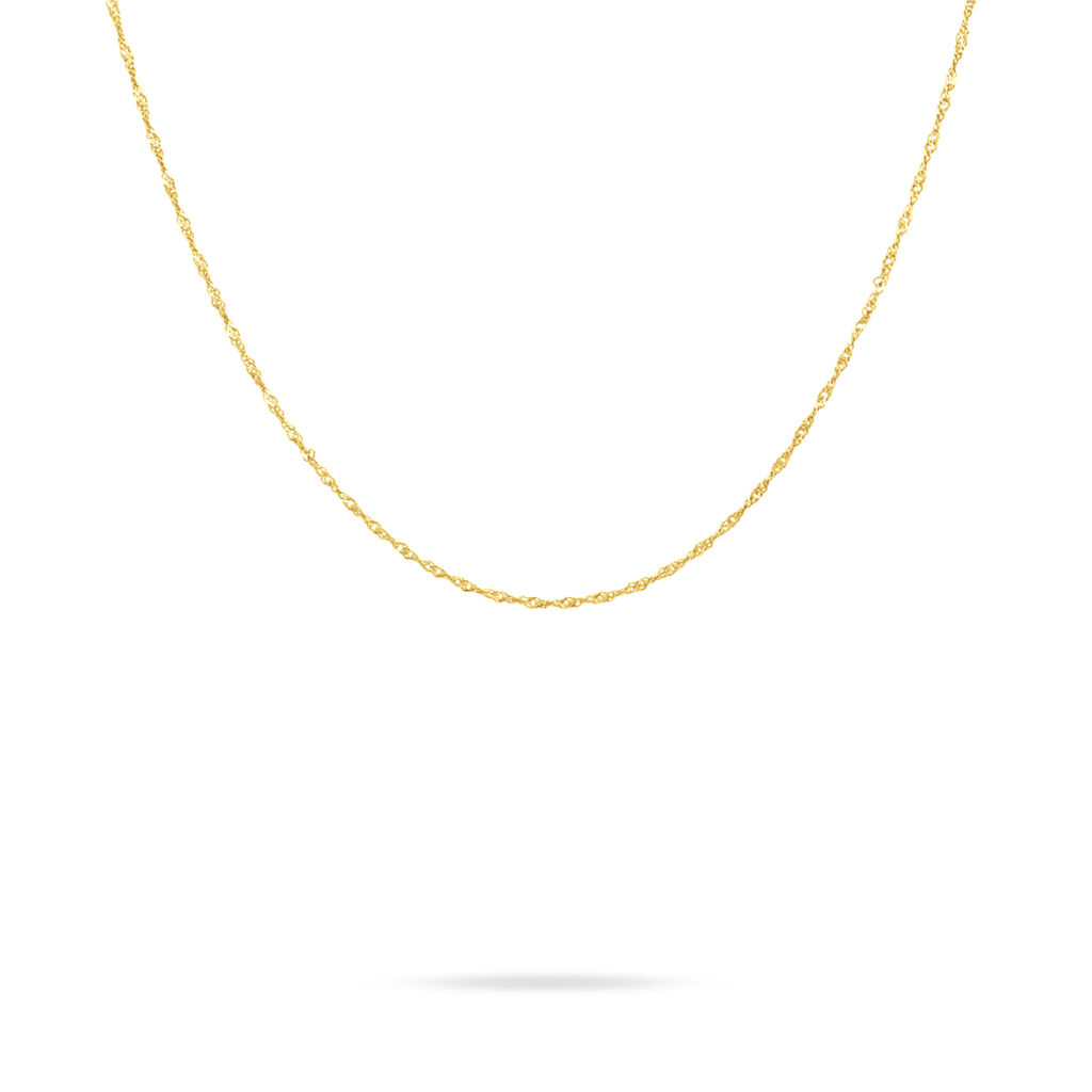 Damen Singapurkette Gold 375  - Halsketten Damen | OROVIVO