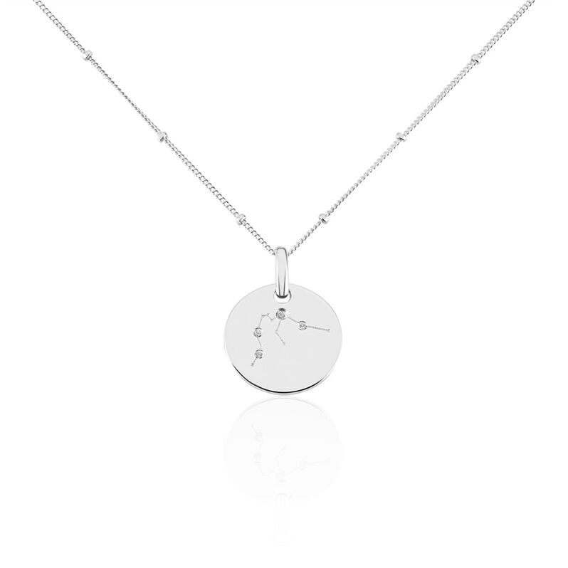 Collier Astr Argent Rhodie  Oxydes De Zirconium - Spannringe Damen | OROVIVO