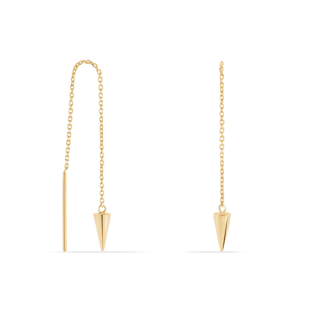 Boucles D'oreilles Dasia Plaque Or - Spannringe Damen | OROVIVO