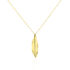 SOLINE 1 Damen Collier Gold 375 (9 Karat) Blatt
