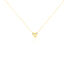 HERZ FULL Damen Collier Gold 375 (9 Karat) Diamant Wei&szlig; 0,03 ct Herz