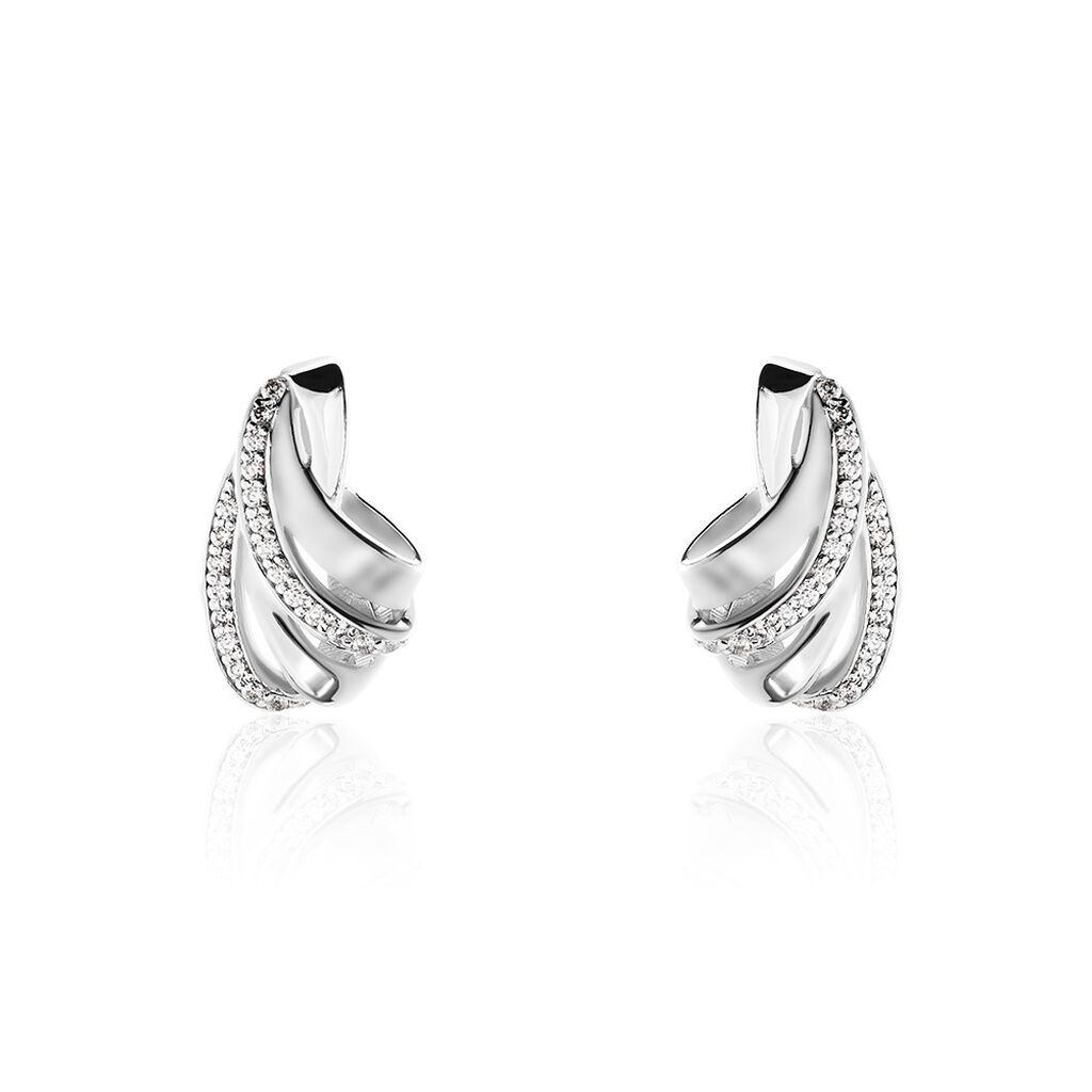 Damen Ohrstecker Silber Silber 925 Zirkonia Vienna  - Ohrstecker Damen | OROVIVO