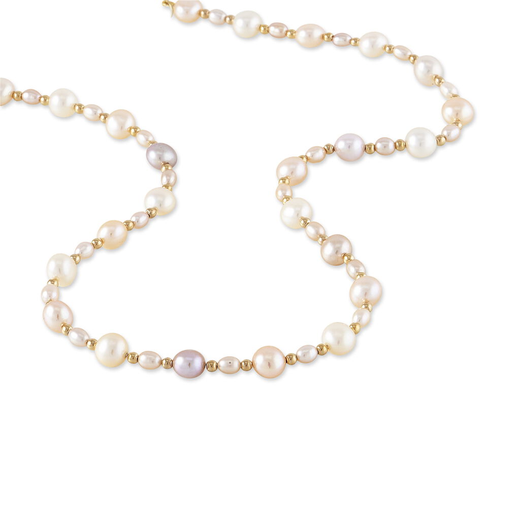 Collier Houne Or Jaune Perle De Culture - Spannringe Damen | OROVIVO