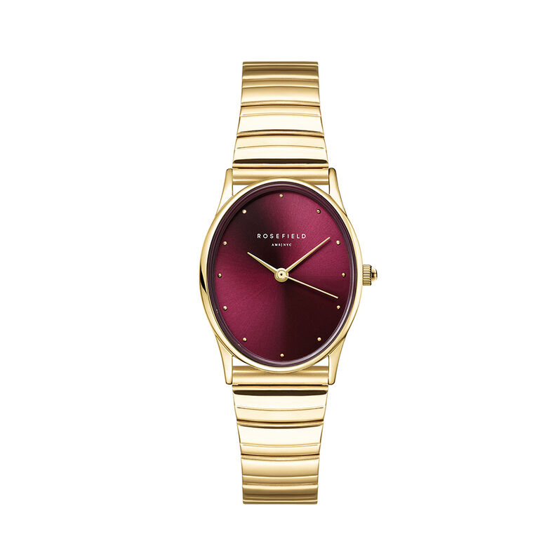 Montre Rosefield Oval Bordeaux - Armbanduhren Damen | OROVIVO