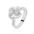 KOKINA Damen Ring Silber 925 Zirkonia Wei&szlig;