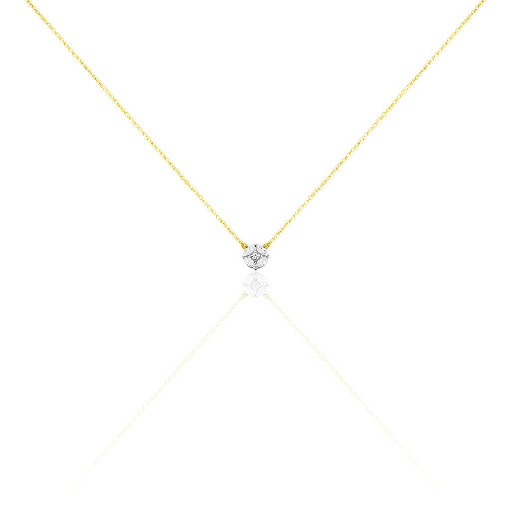 Collier Milane Or Jaune Oxyde De Zirconium - Spannringe Damen | OROVIVO