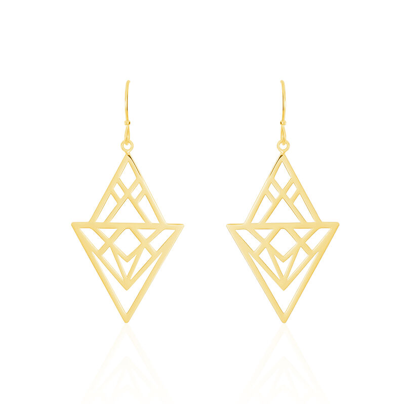 Boucles D'oreilles Acier Dore - Spannringe Damen | OROVIVO