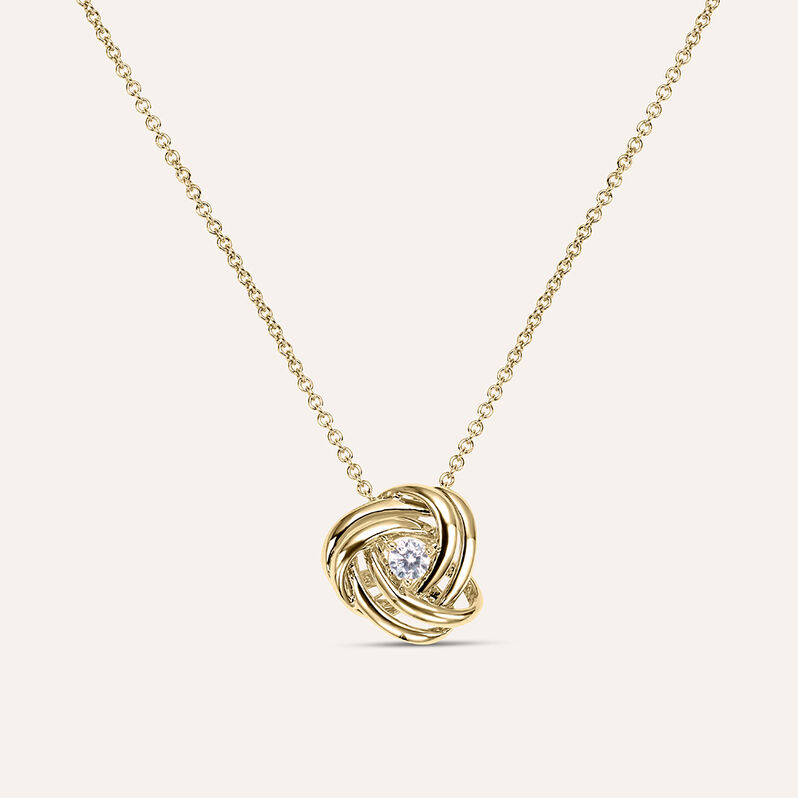 Collana Golden Dream Placcato Oro Giallo Cubic Zirconia - Spannringe Damen | OROVIVO