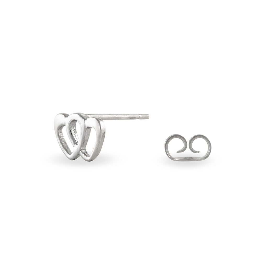 Damen Ohrstecker Silber 925 Herz - Ohrstecker Damen | OROVIVO