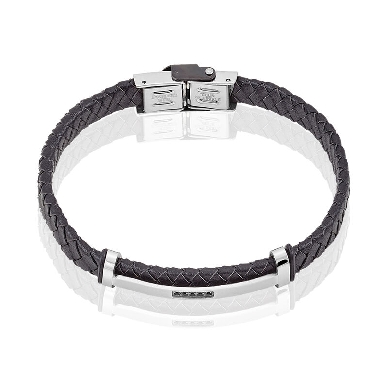 Bracelet Acier Et Pierres  - Spannringe Herren | OROVIVO