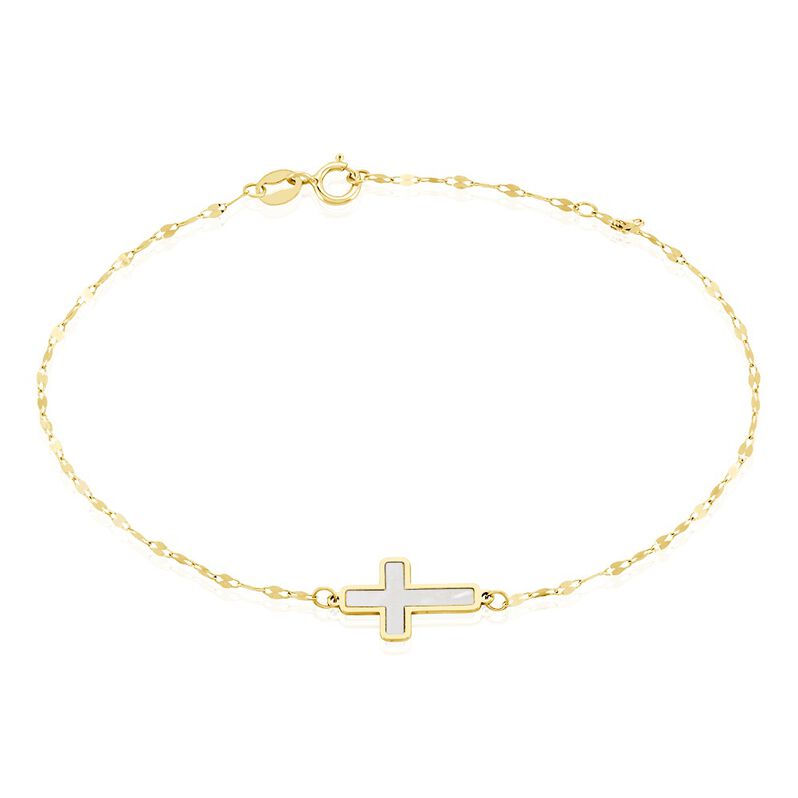 Bracelet Crescentius Or Jaune Nacre - Spannringe Familie | OROVIVO