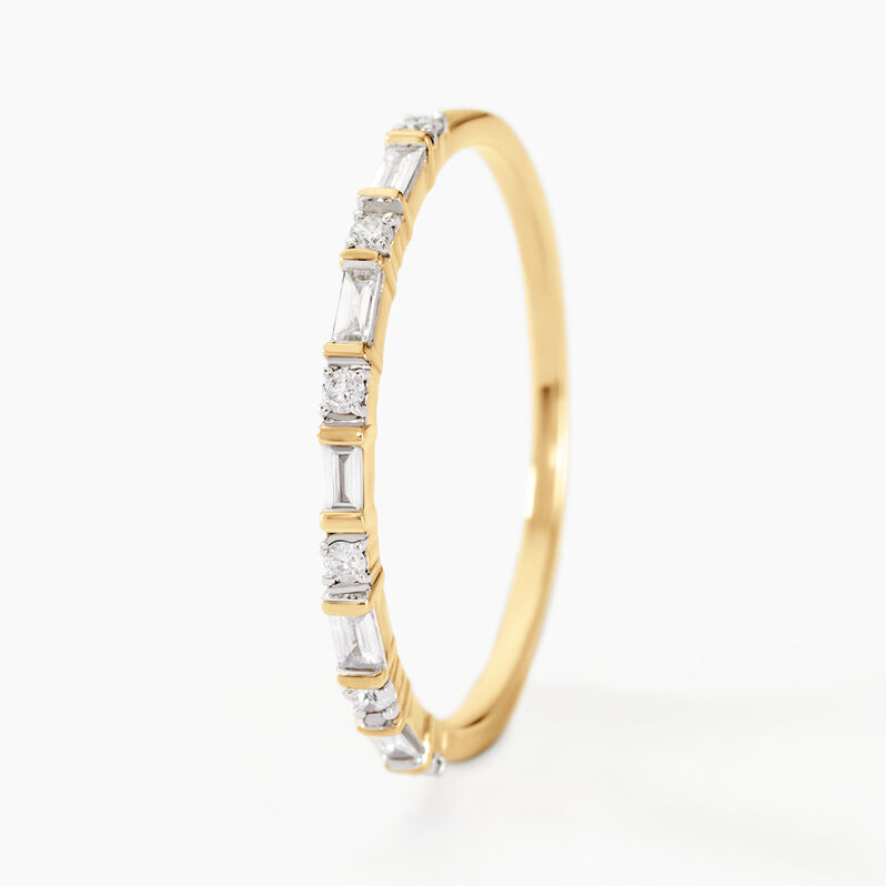 Alliance Ioan Or Jaune Diamant - Spannringe Damen | OROVIVO
