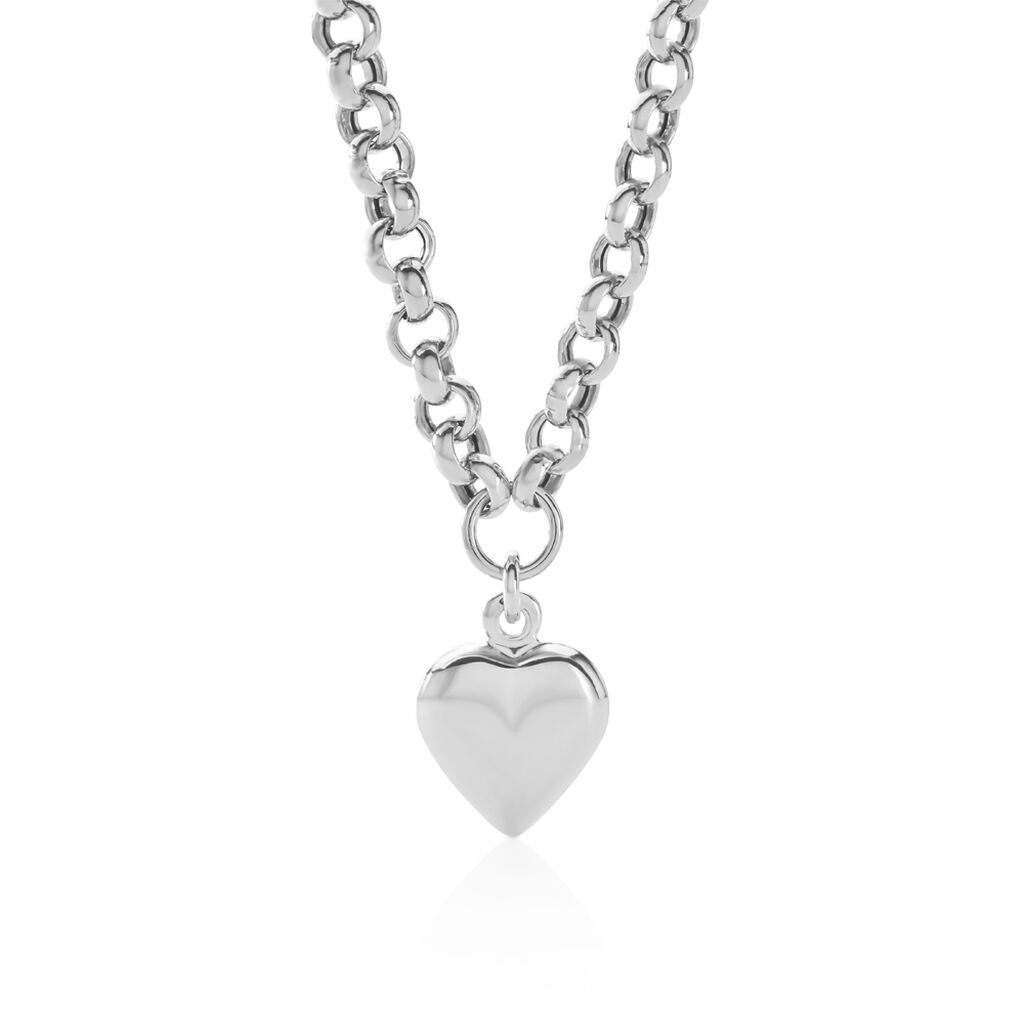 ELYSE Damen Collier Silber 925 Herz B 5,3 mm