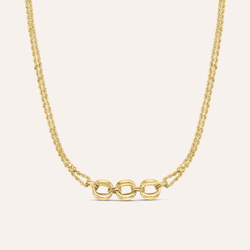 Collana Gold Essence Oro Giallo - Spannringe Damen | OROVIVO