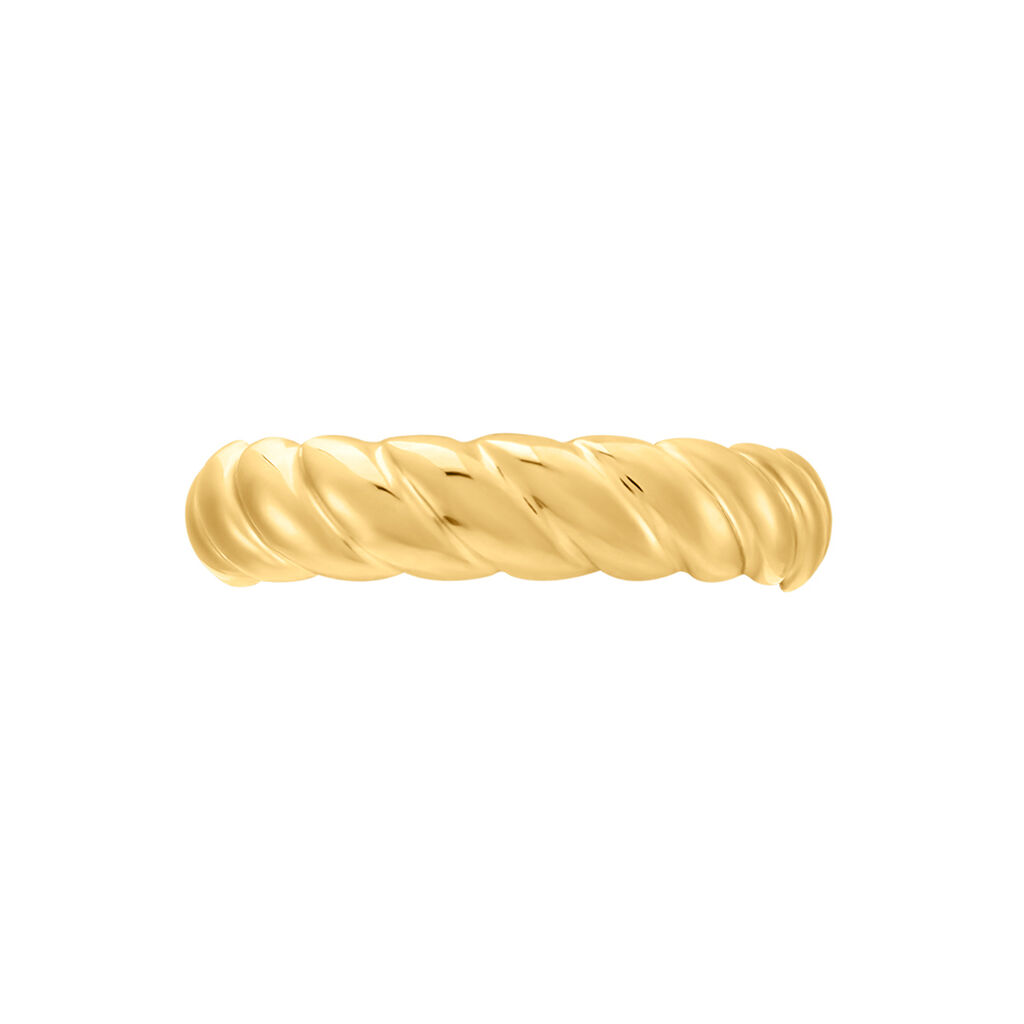Damenring Gold 375 gedreht Croissant - Ringe Damen | OROVIVO