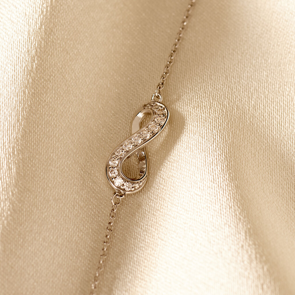 Damenarmband Silber 925 Zirkonia Infinity - Armbänder Damen | OROVIVO
