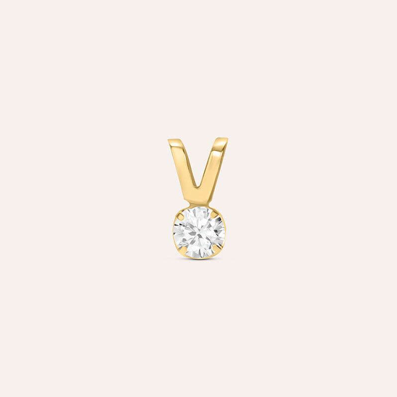 Pendente Punto Luce Poème Oro Giallo Cubic Zirconia - Spannringe Damen | OROVIVO