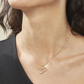 Herzanhänger Gold 375 Diamanten 0,012ct Picco - Herzanhänger Damen | OROVIVO