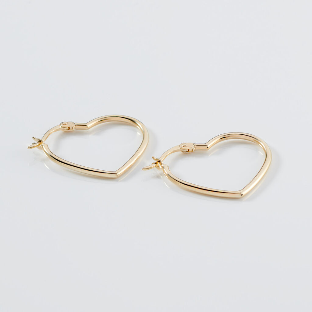 SALI Damen Creolen Gold 375 (9 Karat)