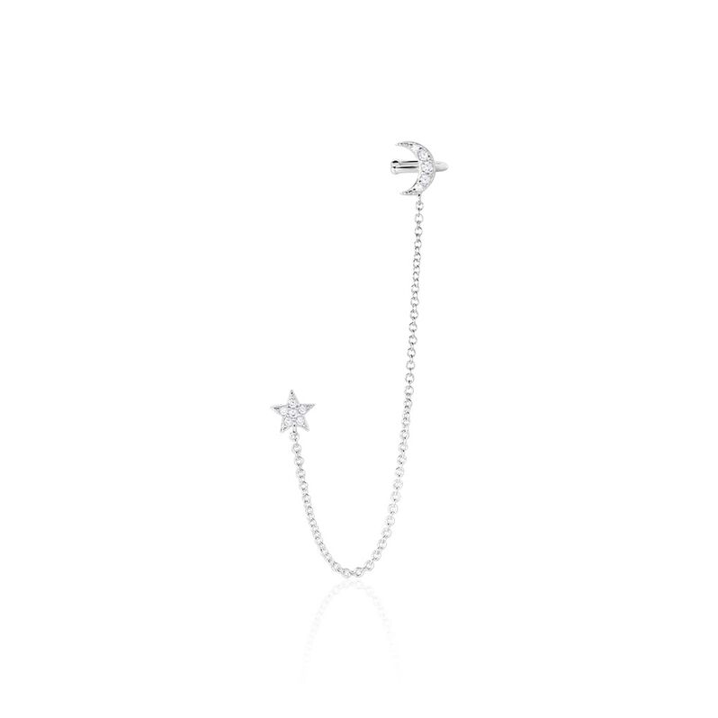 Bijoux D'oreilles Argent Weiss Aulay Oxydes De Zirconium - Spannringe Damen | OROVIVO