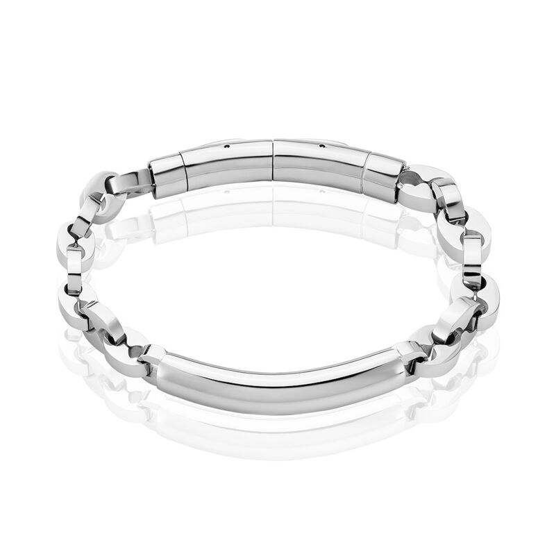 Bracelet Identitée Zion Acier Weiss - Spannringe Herren | OROVIVO