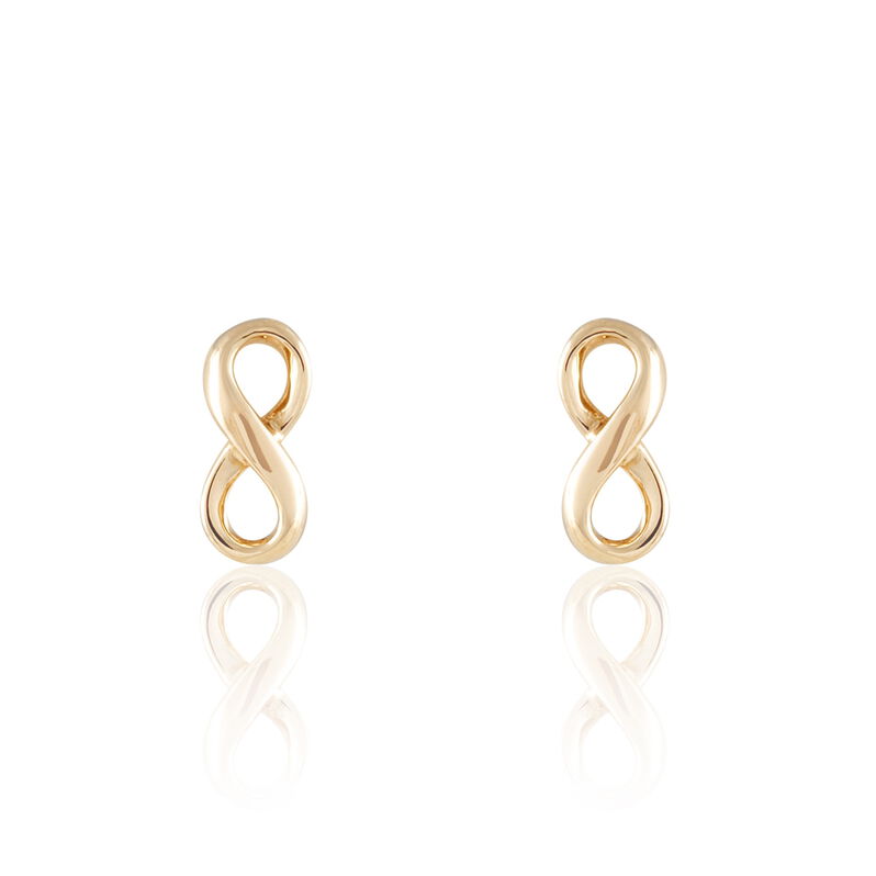 Damen Ohrstecker Vergoldet Infinity - Ohrstecker Damen | OROVIVO