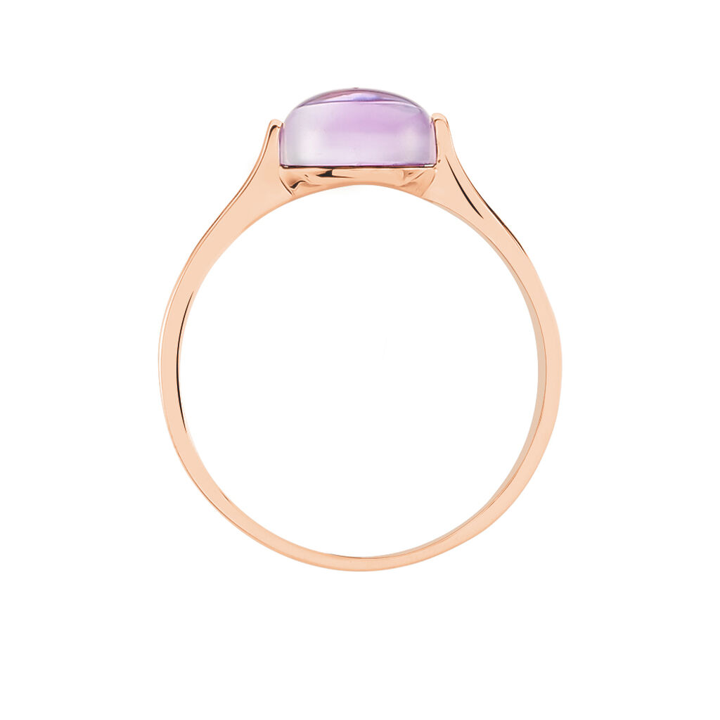 Damen Ring Rosegold 375 Amethyst Violett Iga  -  Damen | OROVIVO