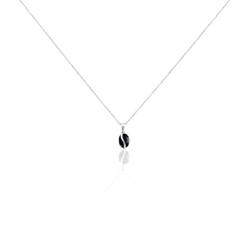Damen Collier Weißgold 375 Saphir 1,77ct Prudencia 3,00mm - Halsketten Damen | OROVIVO