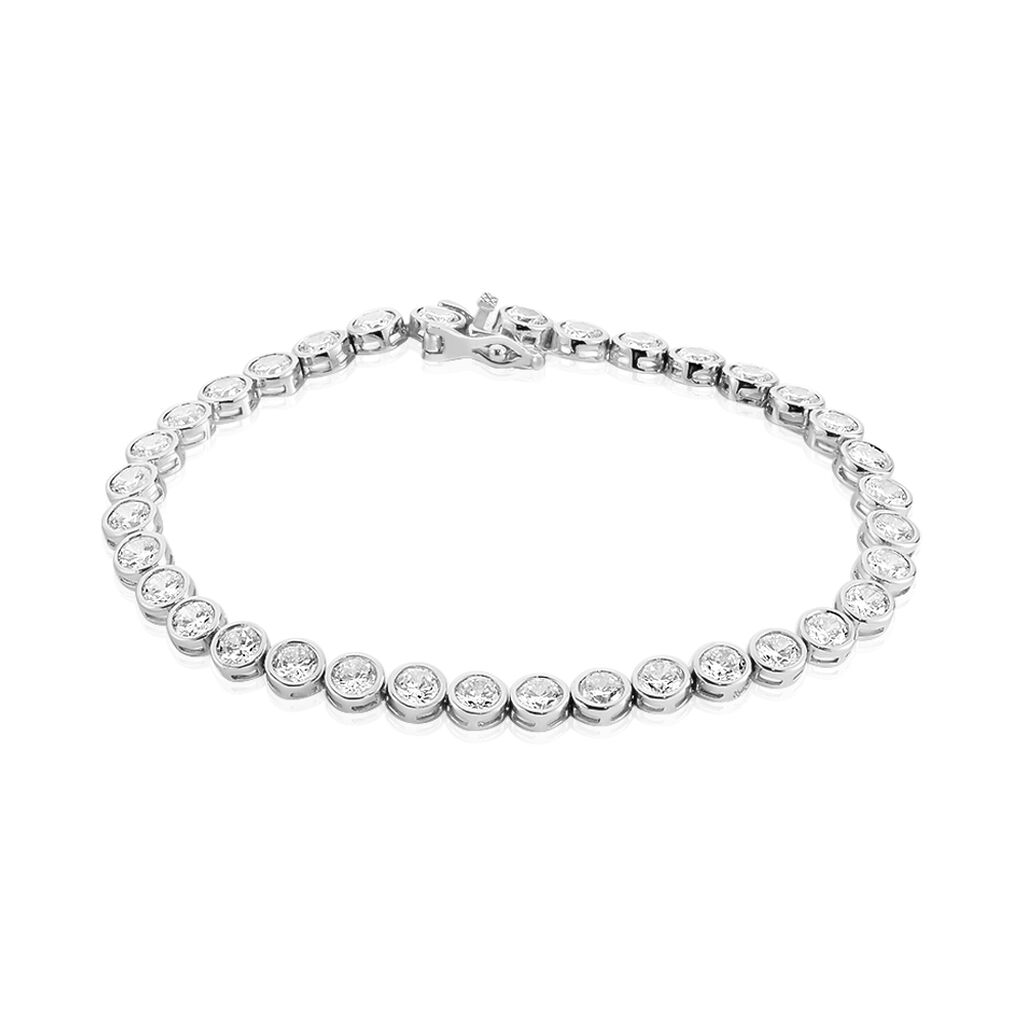 STEFFI Damen Armband Silber 925 Zirkonia Weiß 1,75 ct, Armband mit Stein