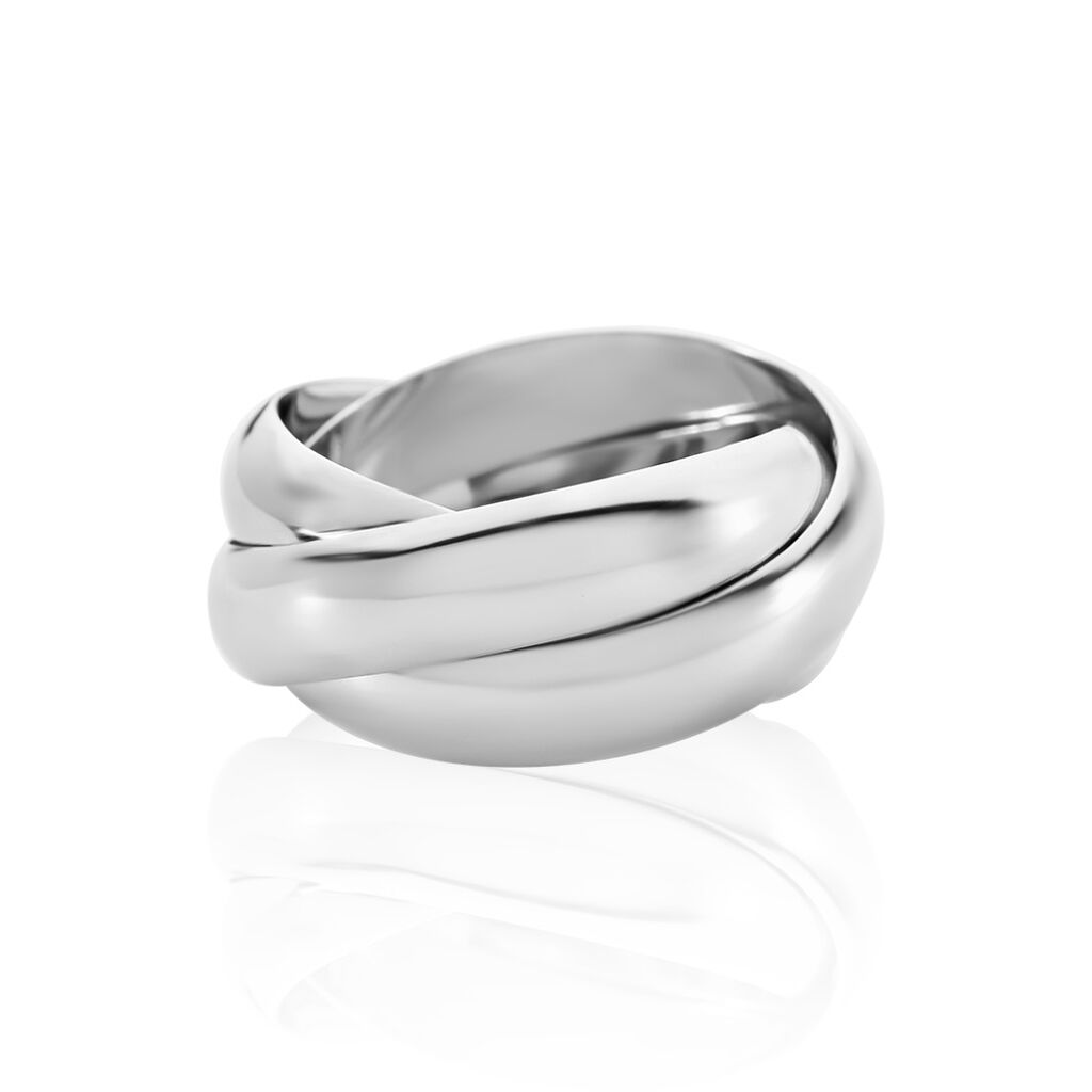 ALVARA Damen Ring Silber 925, Ring ohne Stein