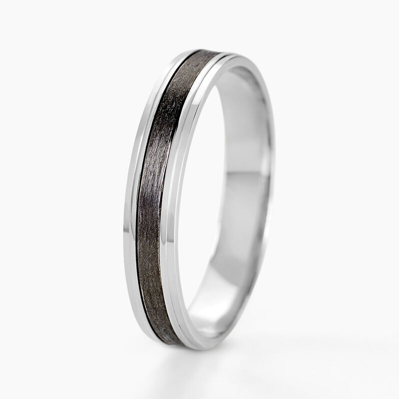 Alliance Mariaye Argent Blanc - Spannringe Herren | OROVIVO