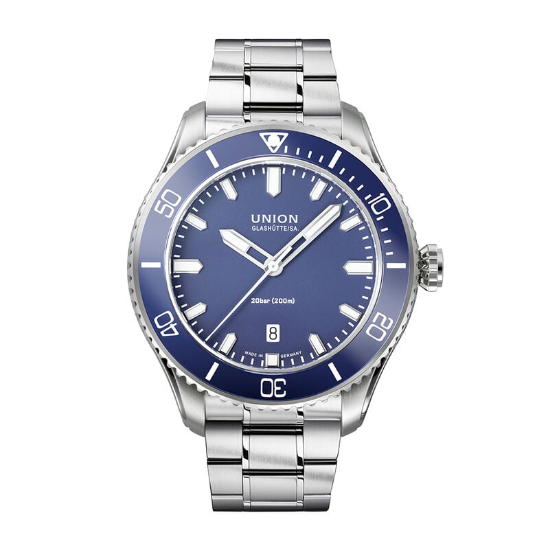 Union Glash&uuml;tte Herrenuhr Belisar Datum Sport Automatik D0099071104700 - Armbanduhren Herren | OROVIVO