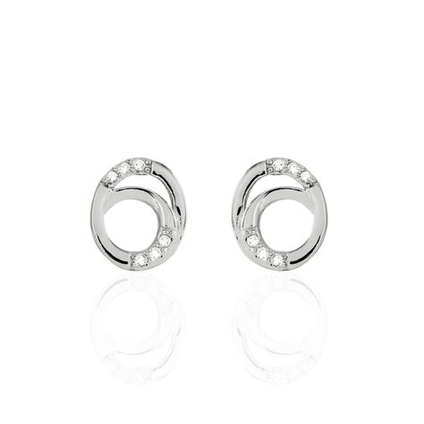 Damen Ohrstecker Silber 925 Zirkonia  - Ohrstecker Damen | OROVIVO
