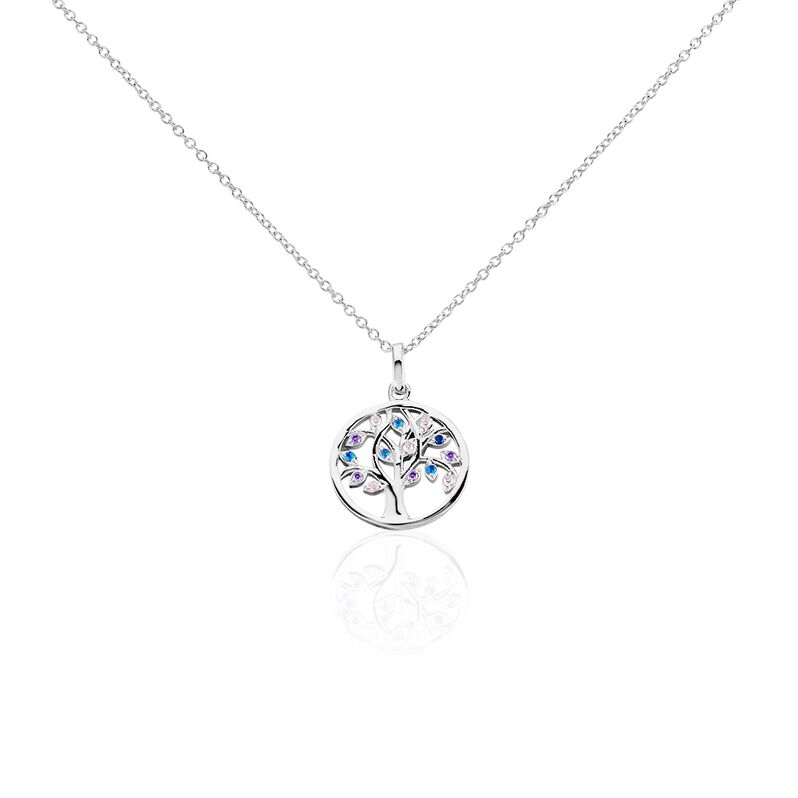 Collier Alive Argent Weiss Oxyde De Zirconium - Spannringe Damen | OROVIVO