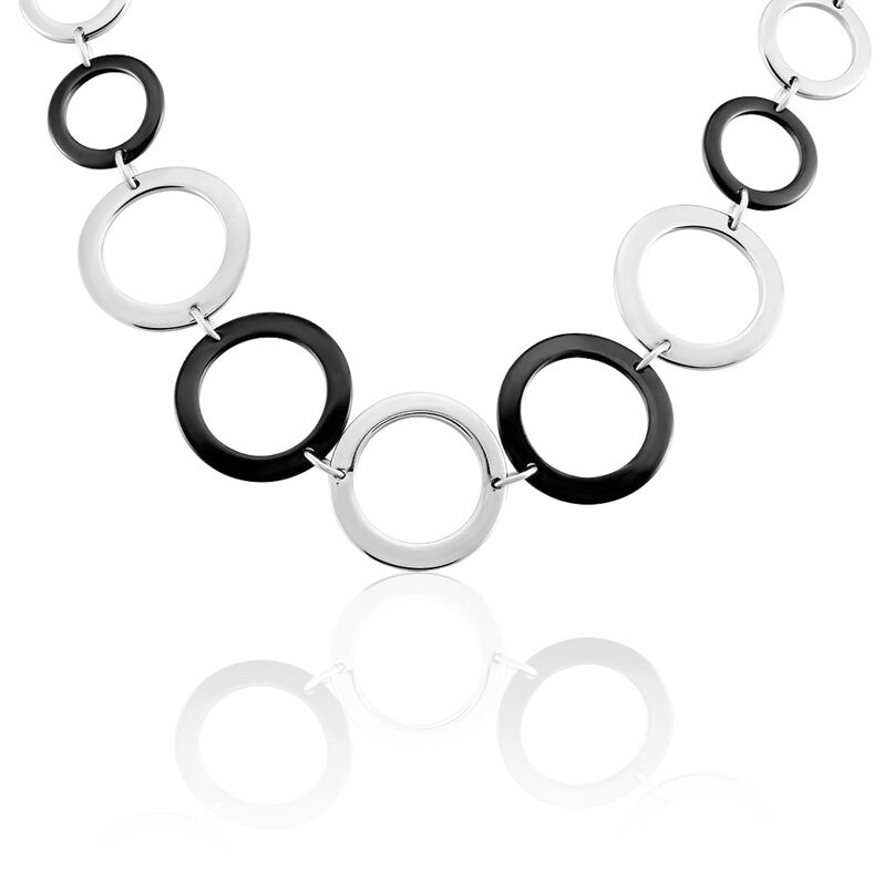 Collier Shyi Acier Blanc Ambre - Spannringe Damen | OROVIVO