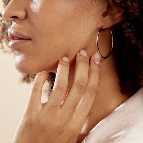 Damen Creolen Gold Vergoldet Ada - Creolen Damen | OROVIVO