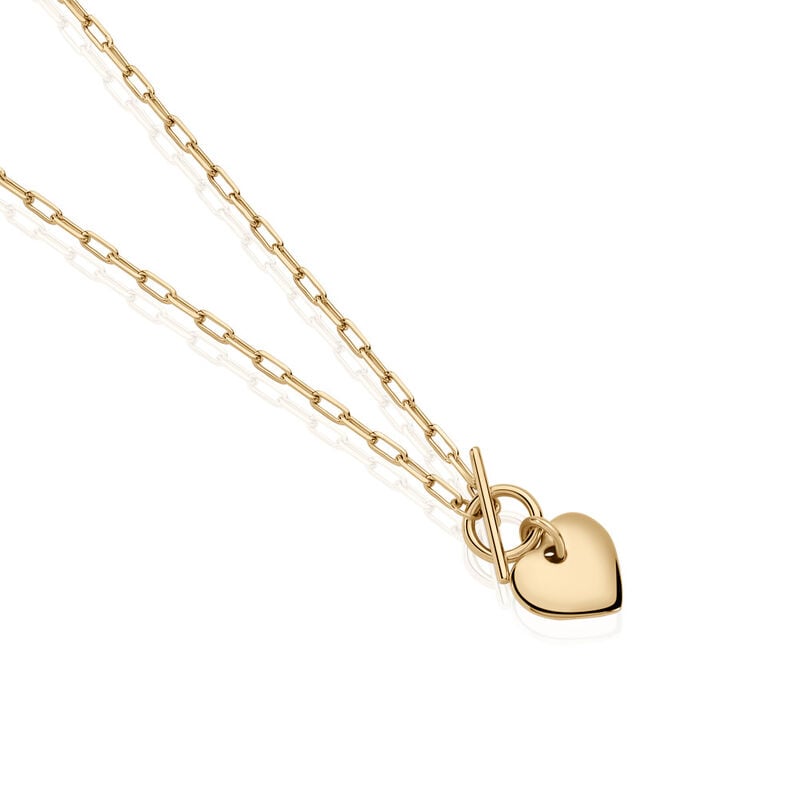 KARA Damen Collier Vergoldet 750 Herz - Halsketten Damen | OROVIVO