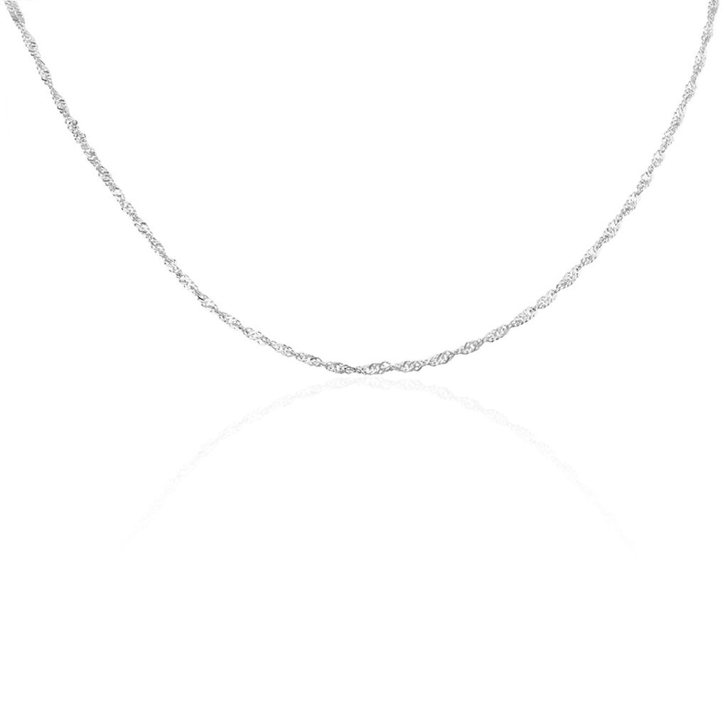 SINGAPUR S 4 Damen Kette Silber 925, Kette ohne Stein