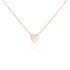THEA Damen Collier Silber rosevergoldet 925 Perlmutt Perlmutt Herz