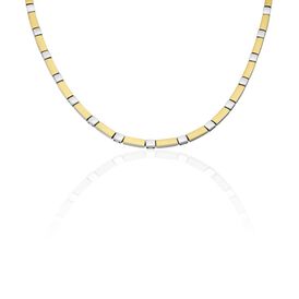 Damen Collier Titan Bicolor Gelb/Silber Ursula  4,60mm 45cm - Ketten ohne Stein Damen | OROVIVO