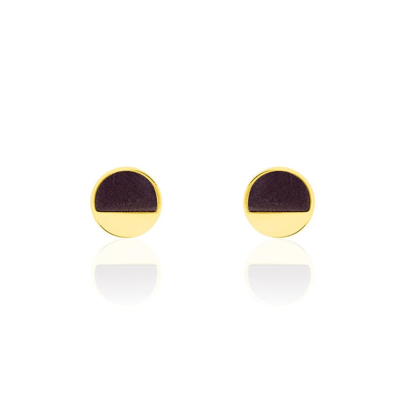 Boucles D'oreilles Puces Or Jaune Guenia - Spannringe Damen | OROVIVO