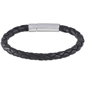 Herren Lederarmband Braun Edelstahl Angelo - Lederarmbänder Herren | OROVIVO
